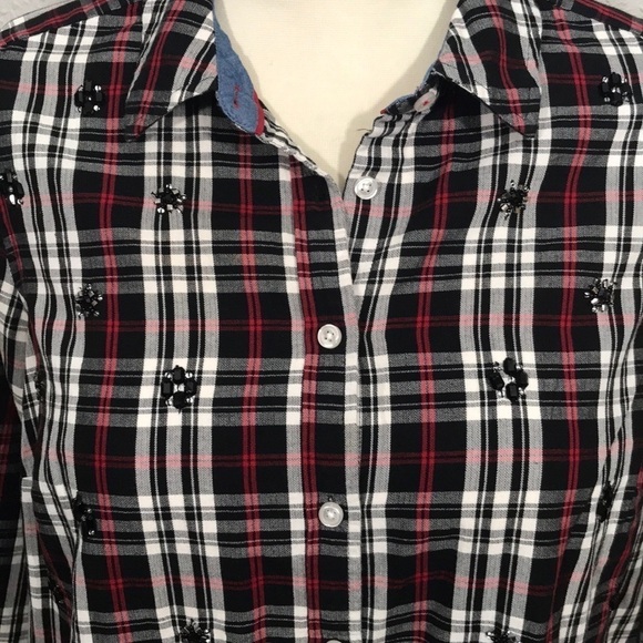 Charter Club LS Holiday Plaid Relaxed Button Shirt - Picture 2 of 8